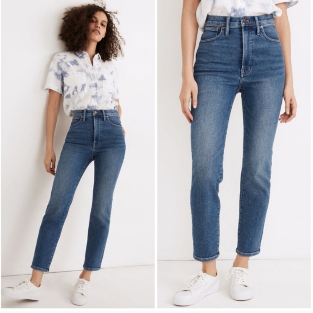 Madewell 26 The Perfect Vintage Jean Straight Leg High Rise Excellent Condition